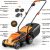LawnMaster 20VMWGT 24V Max 13-inch Lawn Mower and Grass Trimmer 10-inch Combo with 2x4.0Ah Batteries and Charger