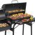 SUNLIFER Charcoal Grill Offset Smoker: Charcoal Barbecue Grills with Spacious Cooking Area