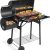 SUNLIFER Charcoal Grill Offset Smoker: Charcoal Barbecue Grills with Spacious Cooking Area