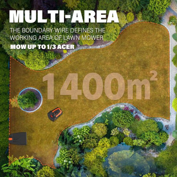 MAXLANDER Robot Lawn Mower