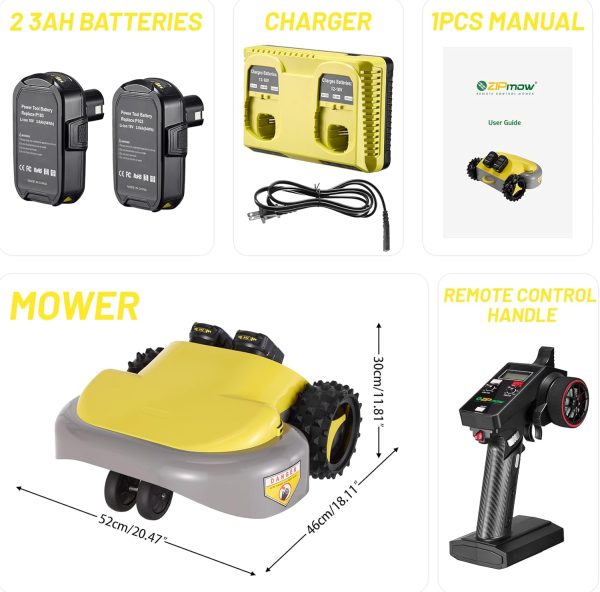 ZIPmow Remote Control Lawn Mower
