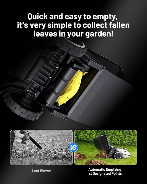 YUKA 2000 Robot Lawn Mower with Sweeper Kit