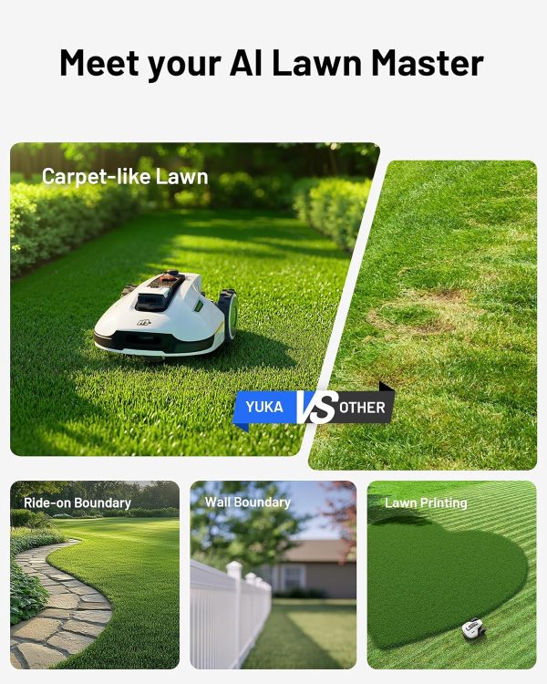 YUKA 2000 Robot Lawn Mower with 4G
