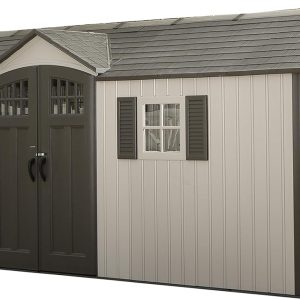 Outdoor_Storage_shed_1.jpg Lifetime 60127 20 x 8 Ft. Outdoor Storage Shed